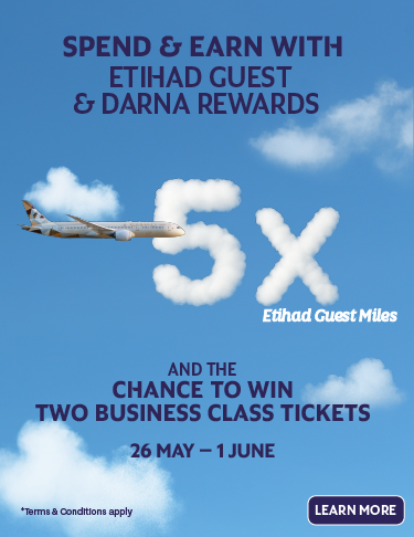 Join Etihad Guest & Darna Rewards